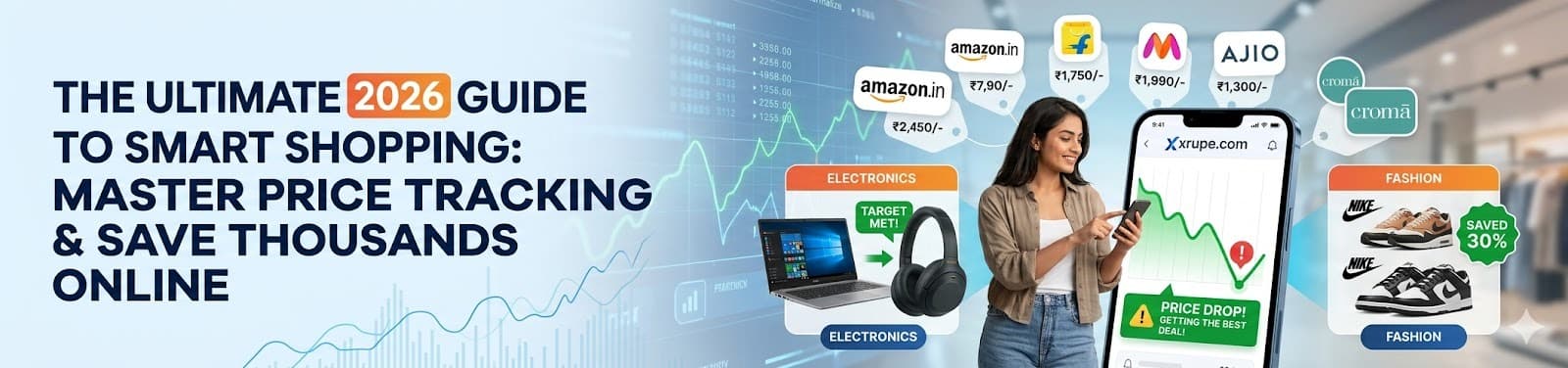 Xrupe featured smart shopping guide background